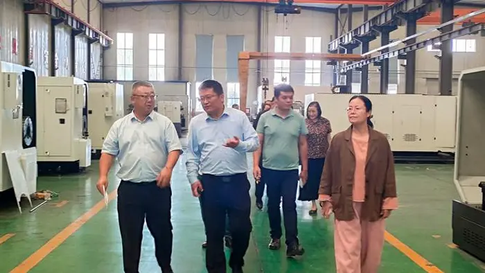 ပြည်ပ ဖောက်သည်များသည် ဆိုက်တွင် စစ်ဆေးခြင်းအတွက် Qiansheng အကြီးစားစက်မှုလုပ်ငန်း စက်ရုံသို့ လာရောက်ကြသည်။